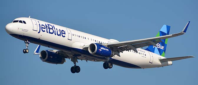 JetBlue Airways Airbus A321-231 N934JB, Los Angeles international Airport, January 19, 2015